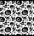 art seamless pattern for happy halloween vector image