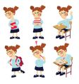 student girl vector image vector image