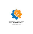 technology icon vector image