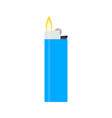 realistic template blank white lighter empty mock vector image