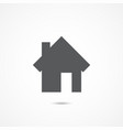 home icon on white vector image