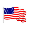 independence day usa flags united states american vector image