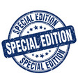 special edition stamp vector image