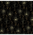floral geometric seamless pattern vector image vector image