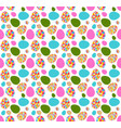 beautiful easter egg seamless pattern background vector image