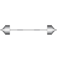 barbell vector image vector image