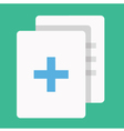 add or copy document icon vector image
