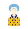 avatars character people set flat female male vector image vector image
