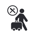 food travel icon vector image