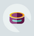 flat modern design with shadow icons soap-dish vector image vector image