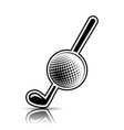 logo design for golf vector image