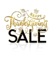 happy thanksgiving sale vector image vector image