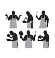 man in the kitchen vector image