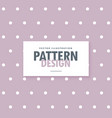 soft purple polka dots pattern background vector image