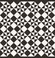 black and white abstract geometric quilt pattern vector image vector image