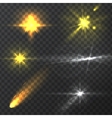 light effect flare lighting vector image