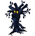 dark tree vector image vector image