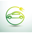 electric car vector image vector image