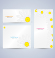 flowers brochure template vector image vector image