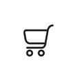 shopping backet icon buy sign for sale web site vector image