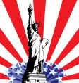 statue of liberty vector image