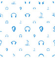 hear icons pattern seamless white background vector image vector image