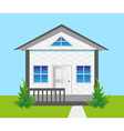 house on land vector image vector image