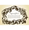 original imperial frame imperial brown vector image vector image