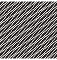 seamless hand drawn diagonal wavy lines vector image
