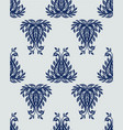 seamless pattern with floral textile stampes vector image