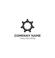 teamwork people logo design concept vector image vector image