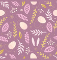 happy easter seamless pattern with easter eggs vector image