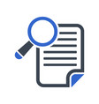 document analytics icon vector image