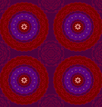 circle pattern indian red vector image