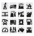 oil icons vector image