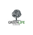 tree logo design vector image