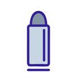bullet icon isolated contour symbol vector image