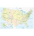 map of national parks united states vector image vector image