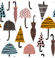 seamless pattern with hand drawn colorful vector image