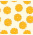 cute orange fruits seamless pattern seamless vector image vector image