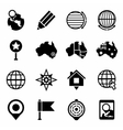map icon set vector image