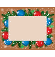 christmas background vector image vector image