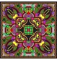 traditional ornamental floral paisley bandanna vector image