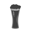 beer in glass icon on white vector image