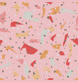 terrazzo colorful seamless pattern abstract repeat vector image