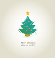 graphic christmas trees for design vector image