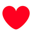 red heart icon happy valentines day sign symbol vector image