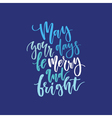 unique christmas lettering vector image vector image