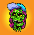 cool man monster zombie vector image vector image