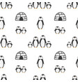 cute seamless penguin patterns perfect for fabric vector image vector image